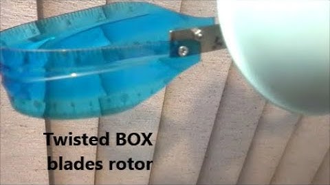 Most efficient ever axial wind /hydro kinetic turbine with ZERO bladetip drag  by twisted BOX-blades