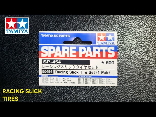 TAMIYA SP-454 Racing Slick Tire Set Unboxing | 50454 RC Spare