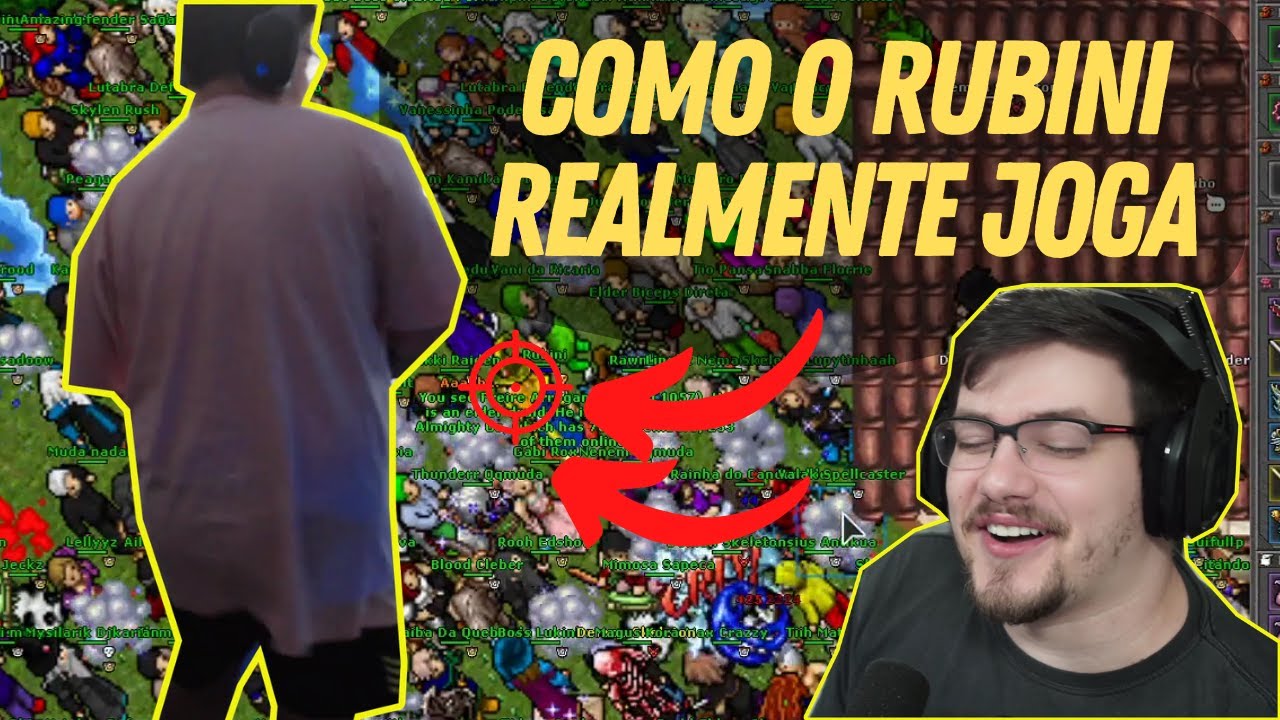 COMO O RUBINI REALMENTE JOGA TIBIA - YouTube