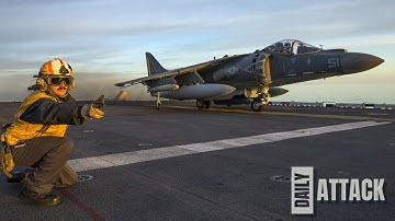AV-8B Harrier II: Insane Aircraft Carrier Jump Maneuver Explained!