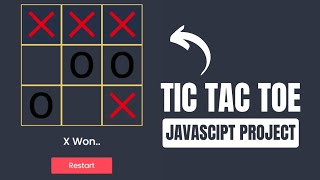 Full Create Tic Tac Toe Game | Tic Tac Toe | HTML CSS JS | JavaScript Project | Coding With Talha News
