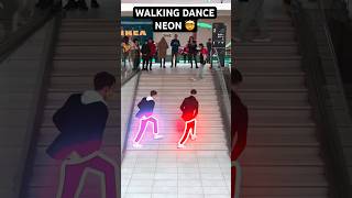 Walking Dance Neon Stairs 