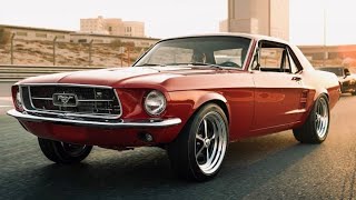 1967 Mustang restoration 1st drive was at Dubai Autodrome with Dubai Drives