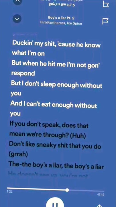 Boy 's a liar Pt2 lyrics🔥😍  #boysaliar #pinkpantheress #icespice #bestspedup #lyricsshorts #shorts