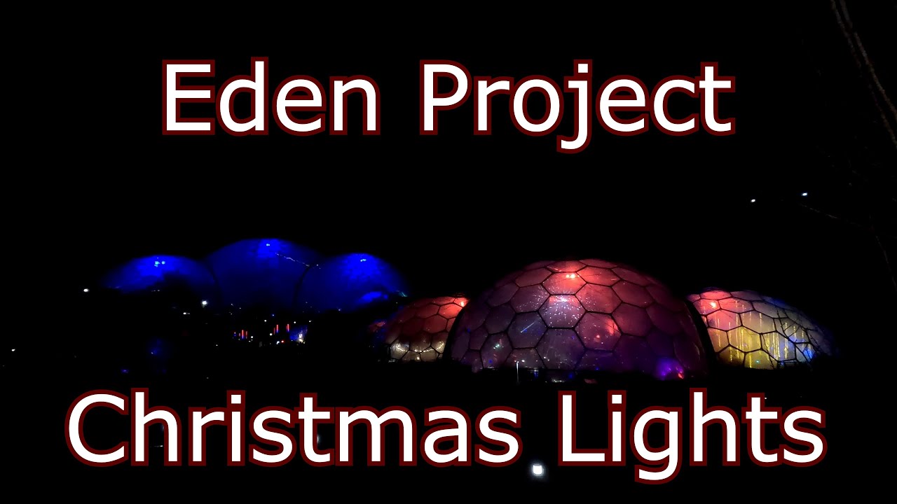 Eden Project Cornwall Christmas Lights Display | Filmed Dec 2024 | What to Expect for 2025