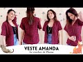 Veste au crochet modle amanda  sans couture  facile et rapide  tuto en franais toutes tailles