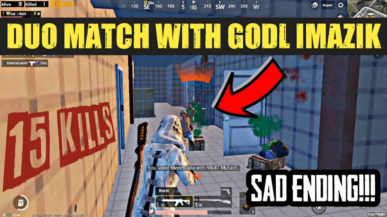 IMAZIK and Bad Blood Gaming Duo Match || Sad Ending - YouTube