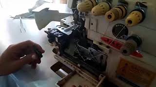 overlock 747 machine ka cutter kesay lagathay hain