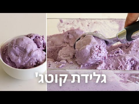 גלידת קוטג' | מתכון טיקטוק ויראלי | גלידה עתירת חלבון