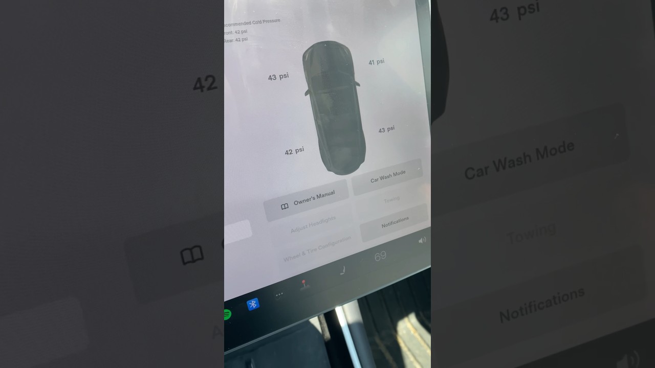 Quickly Check Your Tesla Tire Pressure 🛞 YouTube