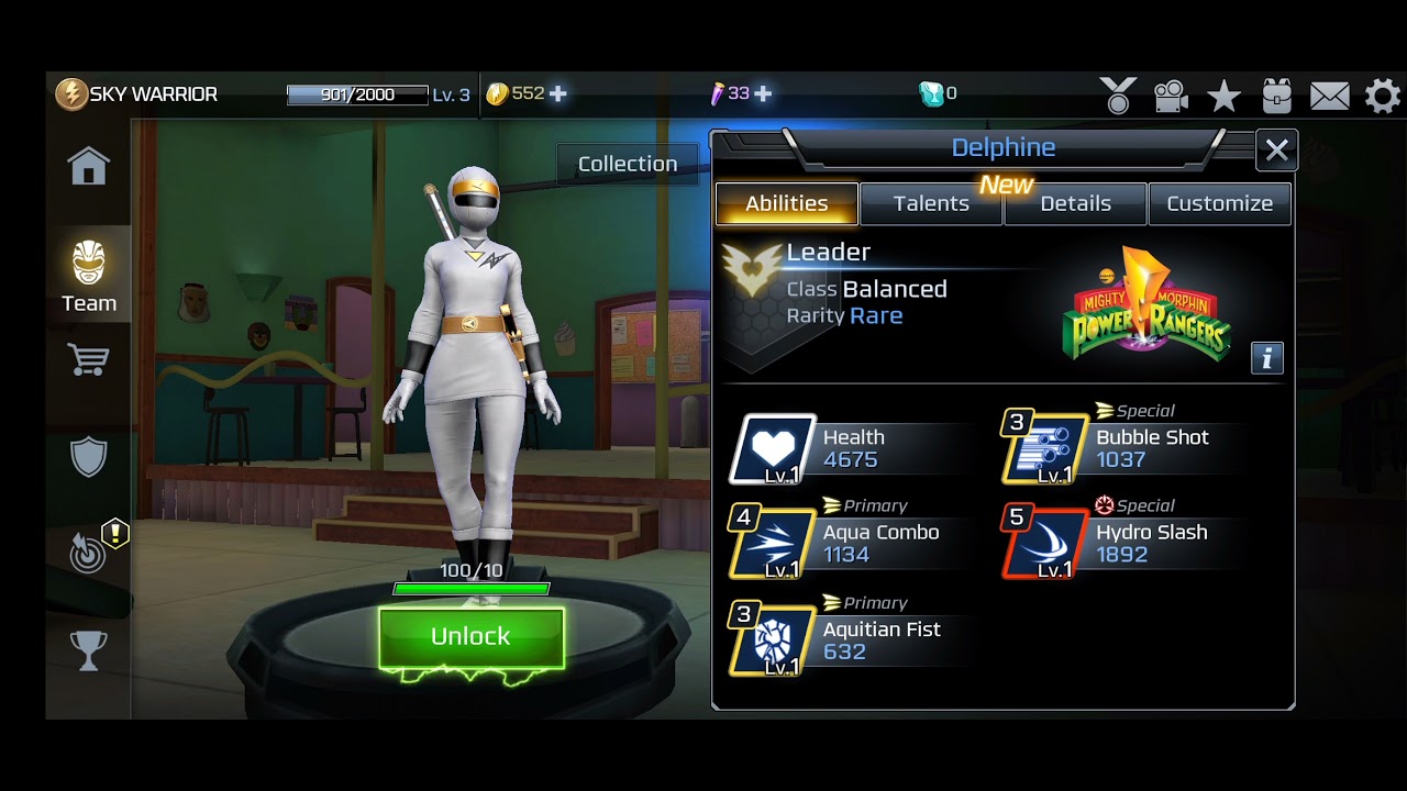 I GOT POWER RANGER MIGHTY MORPHIN [DELPHINE] IN [POWER RANGERS LEGACY WARS]