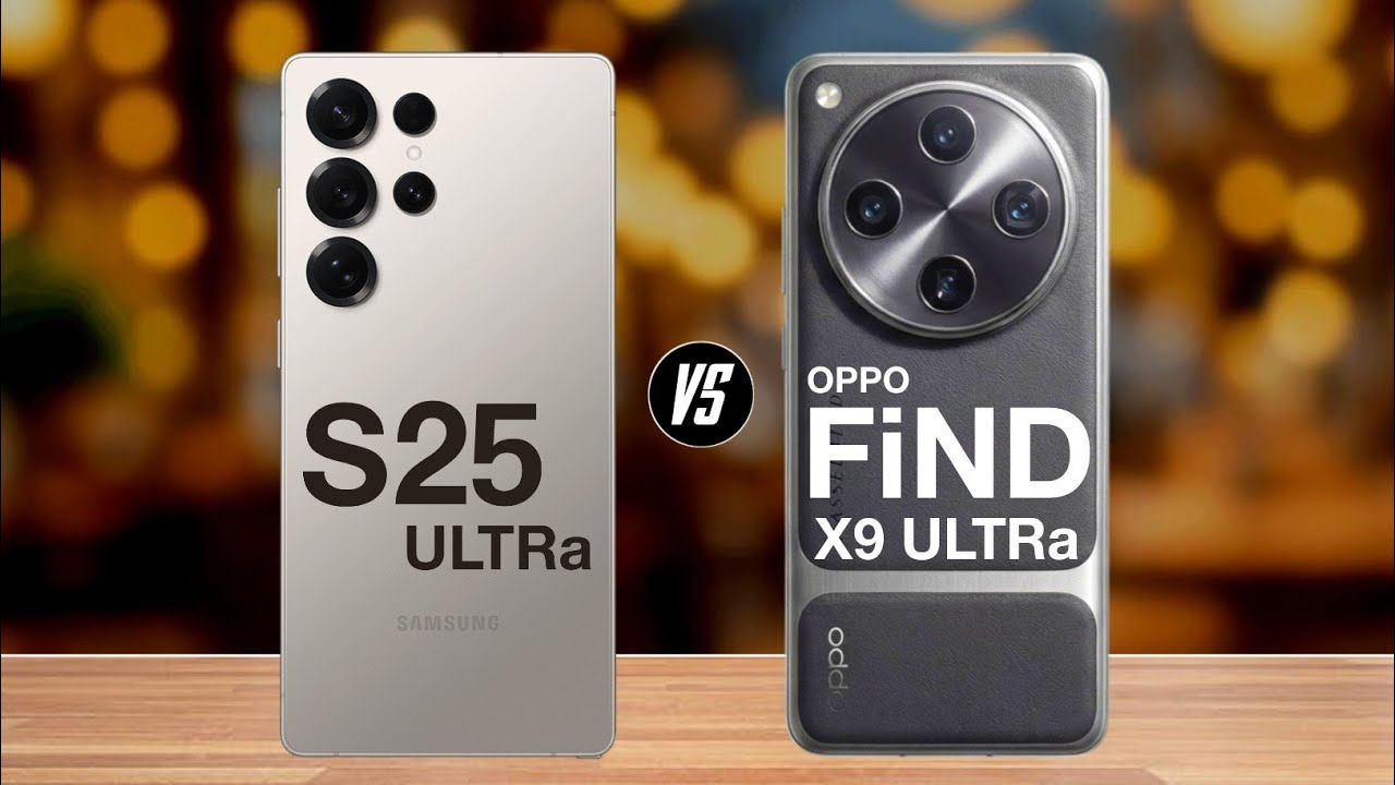 samsung galaxy s25 ultra vs oppo find x9 ultra - full comparison ⚡ ...