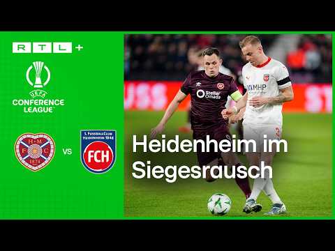 Heart of Midlothian FC vs. 1. FC Heidenheim - Highlights | UEFA Conference League | RTL Sport
