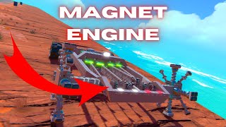 I MADE A INLINE 4 Magnet Engine Car! Trailmakers
