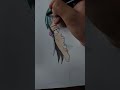 Zenin maki plano vs realismo jujutsukaisen drawing dibujos art short color