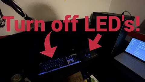 Turn off Mouse & Keyboard LED