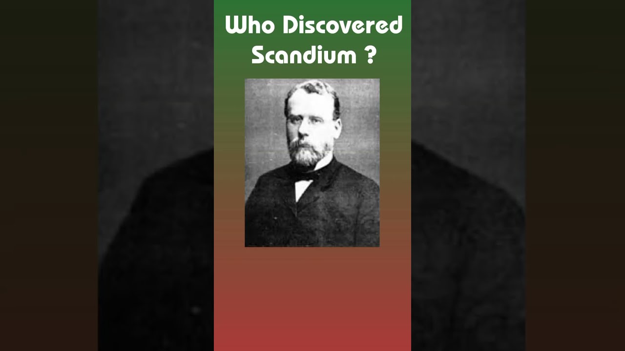 Who Discovered Scandium YouTube Who Discovered Scandium YouTube