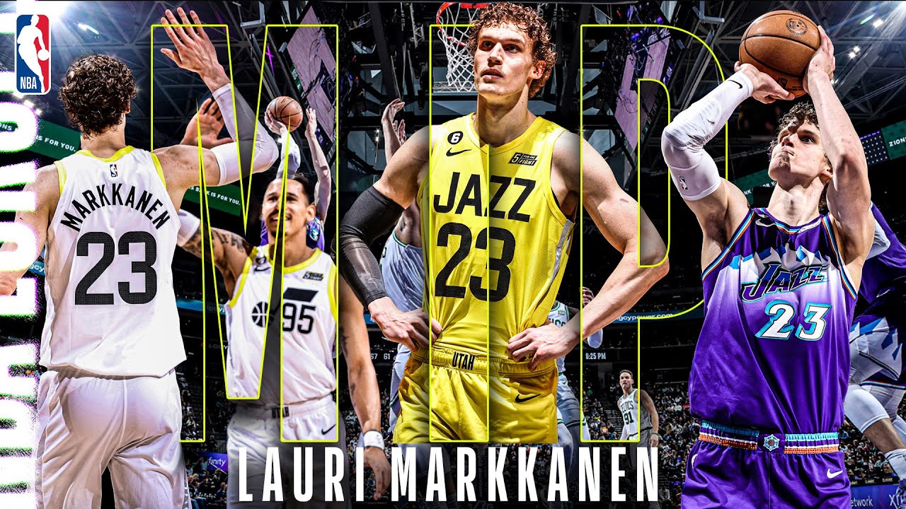 Jazz's Markkanen named NBA's Most Improved Player for 2022-23 season