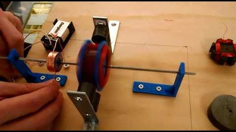 3D Printed DC Motor - Resin Disk Rotor #1