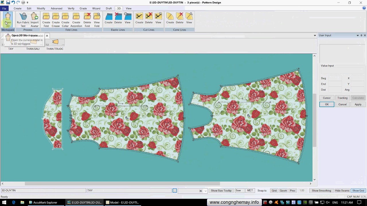 Gerber Accumark 3D-Huong Dan Can Ban Dung Mau 3D