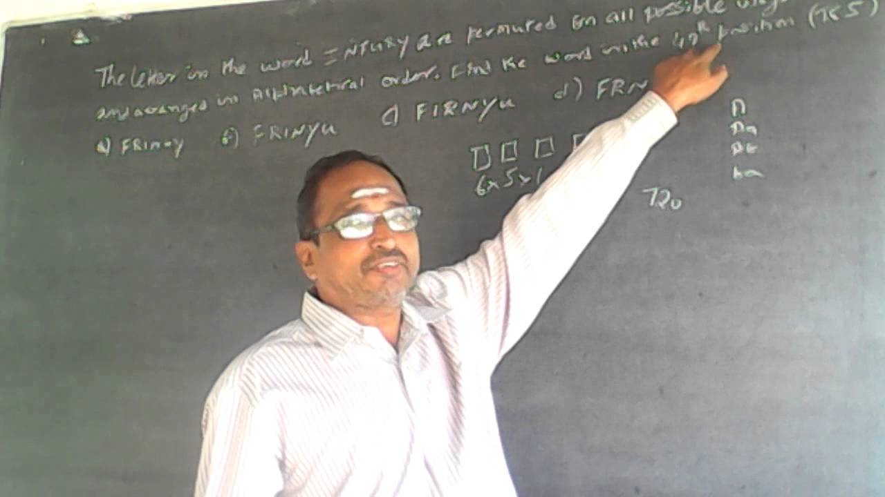 Quantitative Aptitude Permutation and Combination 9 TCS aditi rao