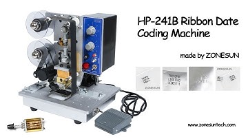 How to use the Semi automatic Hot Stamp Coding Printer Machine HP-241