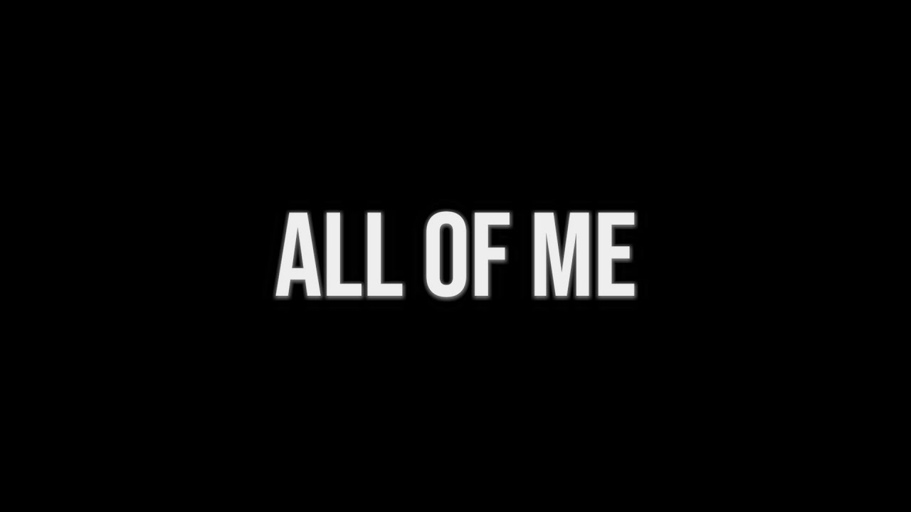 All Of Me John Legend Cover 4k Lyrics Video Youtube