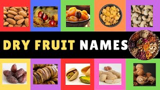 🥜🫘🌰 DRY FRUITS VOCABULARY FOR KIDS | LEARN NUTS AND SEEDS NAMES | #preschoollearning #healthyfood