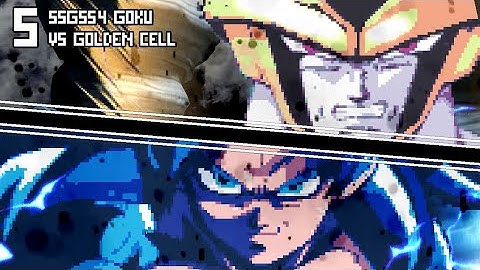 [What-If 5 REMAKE] SSGSS4 Goku VS Golden Cell, What If GT And Super Were The Same Continuity..!?