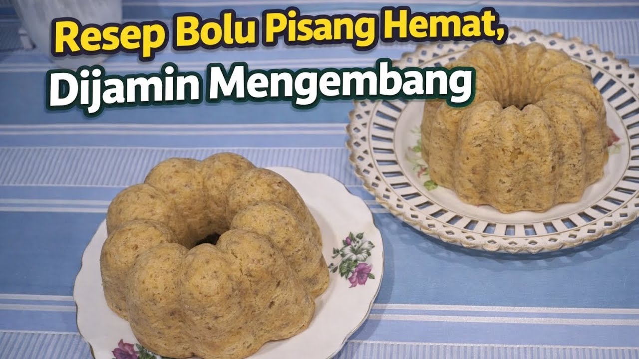 Resep Bolu Pisang Hemat untuk Pemula, Dijamin Mengembang!#cooking #dapurmamanaca