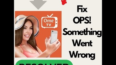 "Fix OmeTV 
