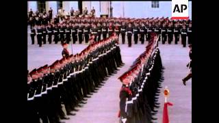 THE SOVEREIGN'S PARADE AT SANDHURST - SOUND - COLOUR