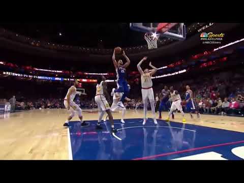 Ben Simmons Dunks on Hawks Player: ROTY?