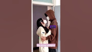 BTS IMAGINE: When you bumped🤭with your crush😍❤️💝#bts #btsff #btsimagines #btsreaction #jimin #shorts