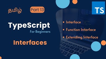 TypeScript Interfaces Tamil | TypeScript for Beginners in Tamil