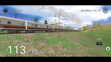 Special train in Trainz 3 (Free purchase) (route name Razorback Classic) 