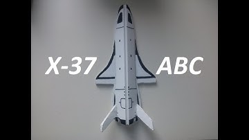 RC X-37ABC 3rd Prototype Scratch Built Build Replica x-37b x37b