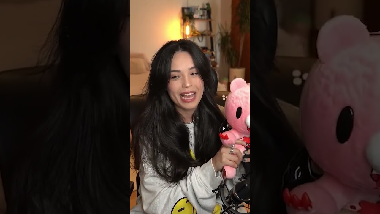 Valkyrae receives CORPSE's Gloomy Bear