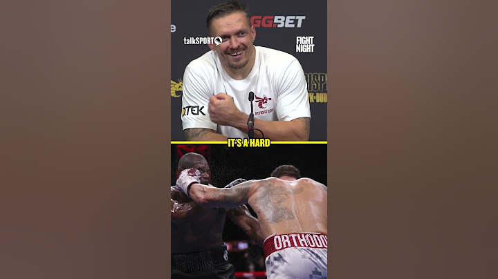Oleksandr Usyk HILARIOUSLY explains his Daniel Dubois KO punch is named 'Ivan'