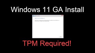 This PC Can't Run Windows 11 Error - How to resolve it!