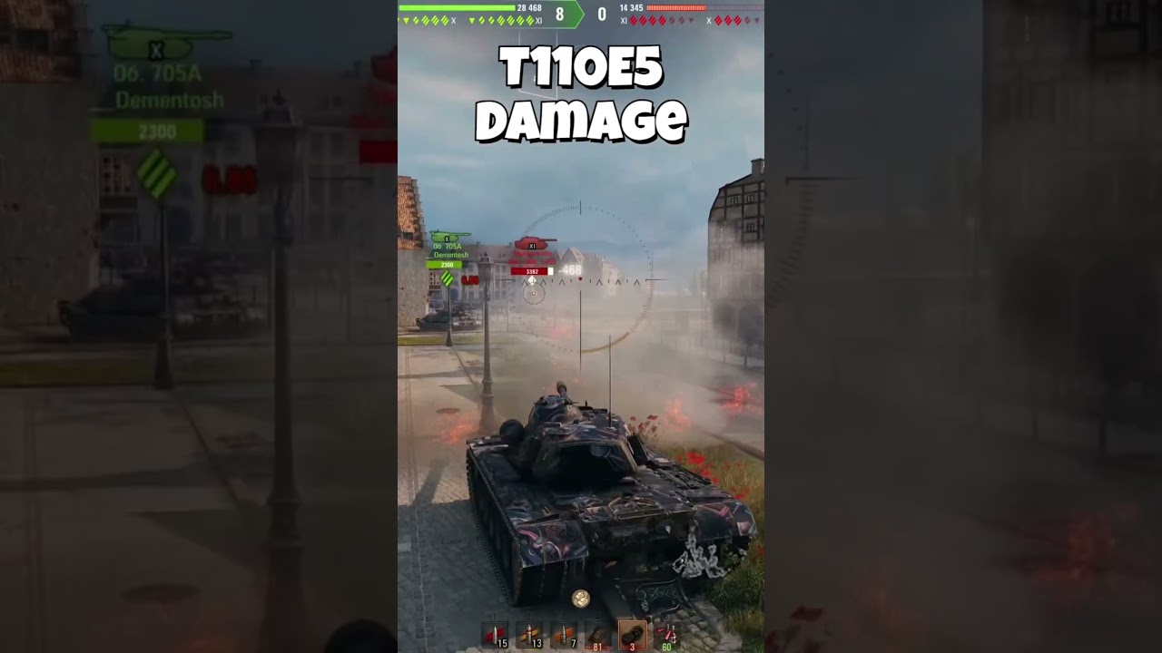 World of Tanks T110E5 Damage 