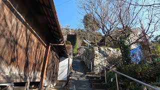 【東京都奥多摩町】青梅線鳩ノ巣駅周辺の街を縫うような急斜面の小路