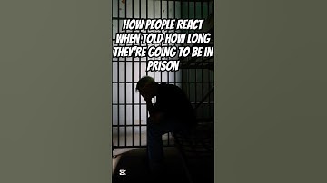 How criminals react when told how long they’re going to be in prison #shorts #ranked #prison