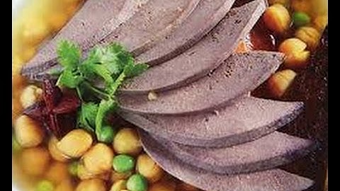 Gan lợn bổ huyết, sáng mắt