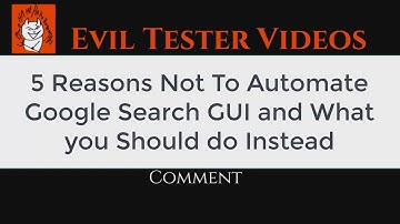 5 Reasons to NOT Automate Google Search With WebDriver and Java and What to do instead