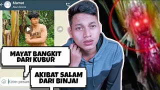 AKIBAT IKUTI TREND SALAM DARI BINJAI JADI MALAPETAKA😱 | Chat Story Horror Indonesia #TERSERAM