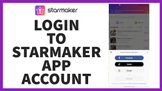 How to Create Starmaker App Account? Starmaker Sign Up | Starmaker Karaoke App Account Registration| screenshot 2