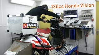 De 130cc Honda Vision op de TESTBANK!