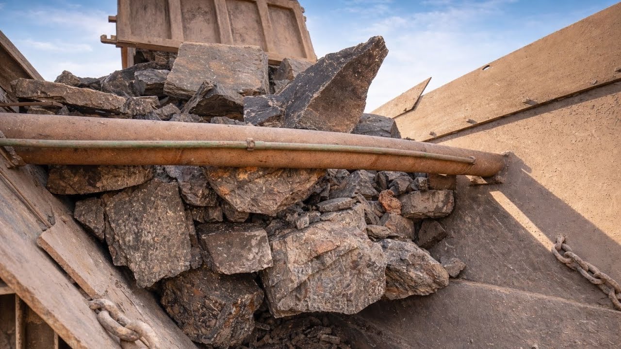 BIG ROCK 🪨 Crusher Machine - FULL Powerfull Process A Giant in Action-Big Rock Crushing#asmrvideo 