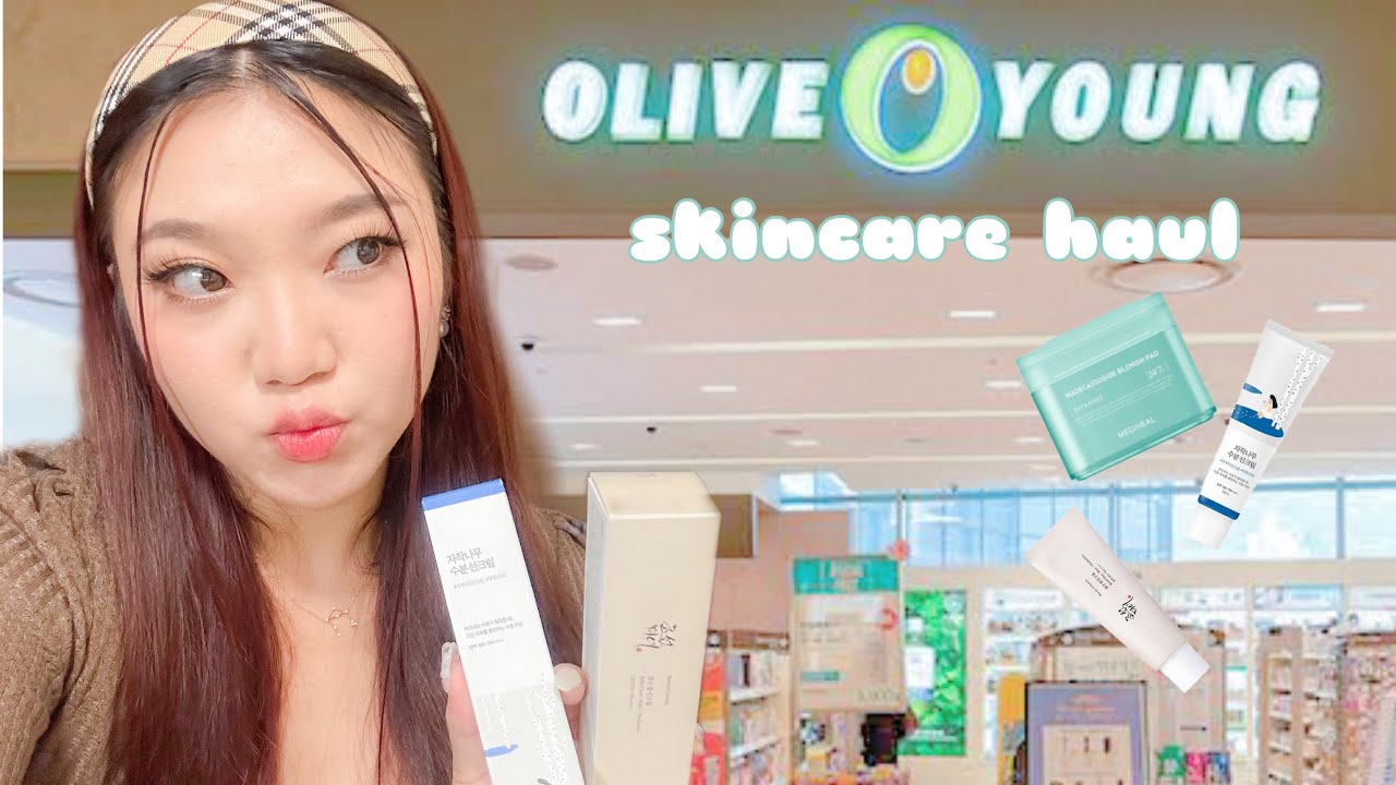 Olive Young Korean Skincare Haul ✨